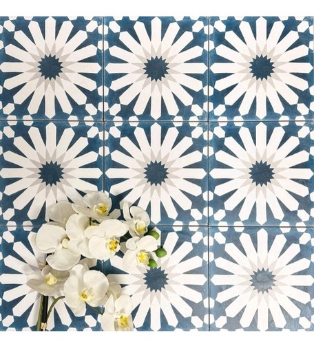 Souk blue moroccan style - blue,