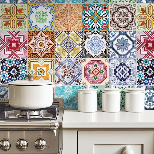 20pcs colourful moroccan tile - 20pcs,