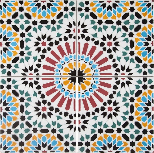 Moroccan ceramic tiles 20x20 - tiles,