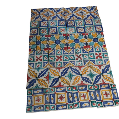 25x moroccan zellige mosaic - moroccan,