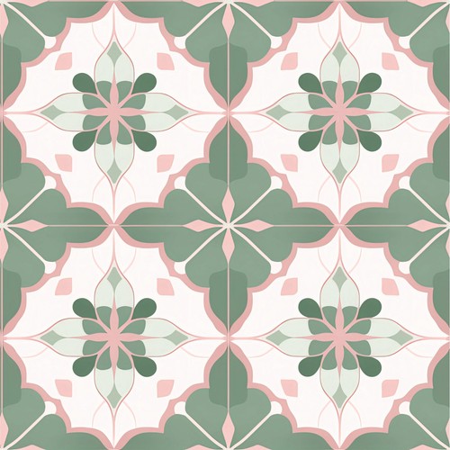 48x moroccan tile stickers - tile,