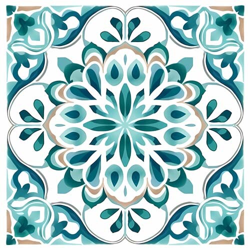 20x blue moroccan peel - moroccan,