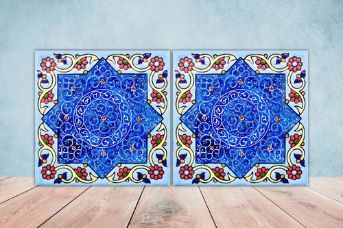 Moroccan ceramic tiles with - ceramic,