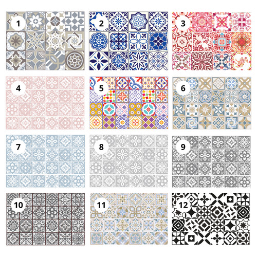 Tile transfers stickers wall - transfers,