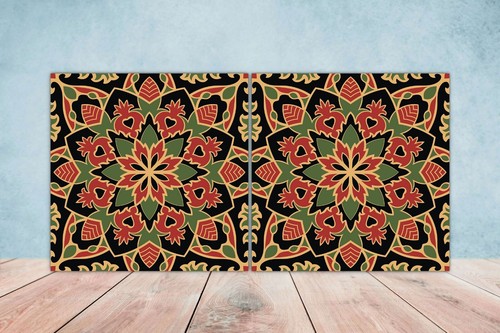 Moroccan ceramic tiles with - moroccan,