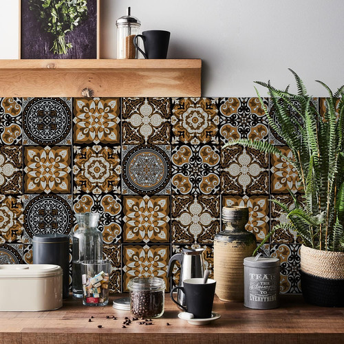 Tile stickers vintage - vintage, moroccan